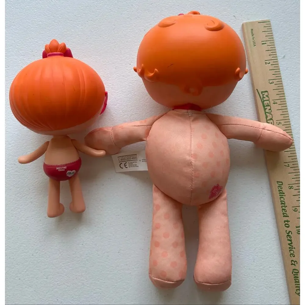 Lalaloopsy Babies Bea Spells A lot 11” Plush Doll & Specs A lot  8” Doll